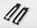 Rugged Ridge Tailgate Hinge Covers Chrome 07-18 Jeep Wrangler JK