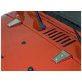 Rugged Ridge Tailgate Hinge Covers Chrome 07-18 Jeep Wrangler JK