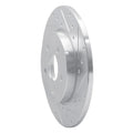R1 01-08 Ford Mondeo (Mexico) Rear Right Drilled & Slotted Silver Brake Rotor