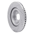 DFC 11-25 Hyundai Sonata Front Right Drilled & Slotted Silver Brake Rotor