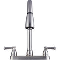 RAINFALL PULLDOWN RV KITCHEN FAUCET MATTE BLACK / MATTE GOLD