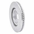 DFC 93-98 Toyota Supra Left Front Drilled & Slotted Silver Brake Rotor