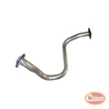 Front Exhaust Pipe for 1987-1992 Jeep YJ Wrangler w/ 2.5L Engine Crown Automotive