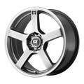 MR116 18X8 5X4.25/4.5 SLV MACH 45MM