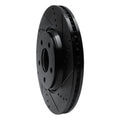R1 04-12 Chevrolet Cobalt Front Right Drilled & Slotted Black Brake Rotor
