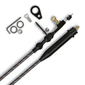 VINTAGE SERIES FORD 4L60 KICKDOWN CABLE BLACK WRAP WITH WHITE TRACERS
