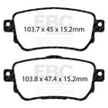 EBC 2021+ Nissan Rogue Sport Yellowstuff Rear Brake Pads