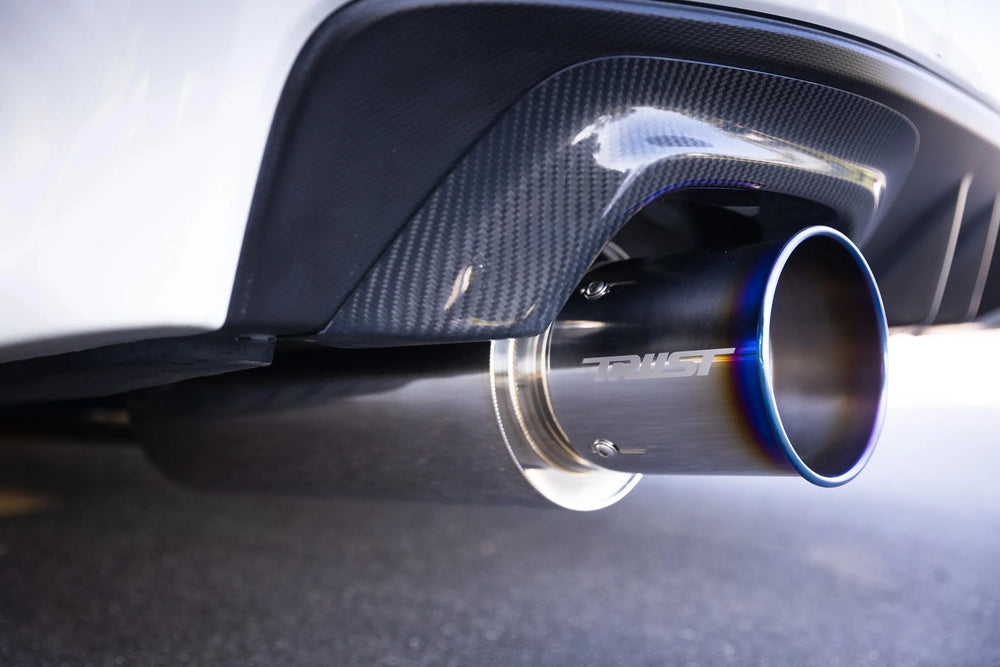 Greddy PE-TR Rolled Tip-Burnt-Ti L 130mm x 115mm