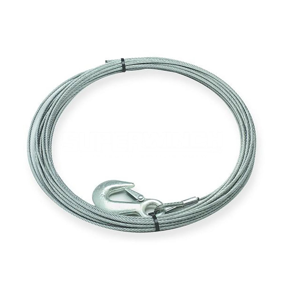 ~(23 lbs. 19X19X3)~ Replacement Wire Rope 3/8IN diameter x 85 length for LP8500/LP10000 Winches