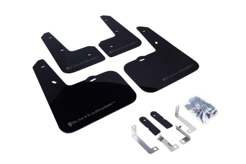 1218 HYUNDAI VELOSTER BASE/TURBO NO DRILLING REQD BLACK MUD FLAP/DARK GREY LOGO