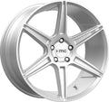 ~(34 lbs. 23X23X13)~ KM711 20X10.5 5X112 BRUSHED SLV 35MM