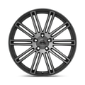 ~(35 lbs. 22X22X12)~ TSW CROWTHORNE 20x10.0 5/120 ET40 CB76.1 MATTE GUNMETAL W/MATTE MACHINE FACE