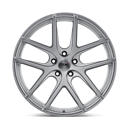 TSW Alloy Wheels silver auto part