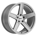 ~(34 lbs. 22X22X12)~ TSW ASCENT 20x10.0 5/108 ET40 CB72.1 MATTE GUNMETAL W/GLOSS BLACK FACE