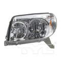 LH HEADLAMP ASSY COMPOSITE INCLUDES PARK/MARKER LAMPS; W/BRIGHT BEZEL TOYOTA 4RUNNER 20032005