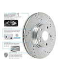 Power Stop 1991 BMW 318i Front Evolution Drilled & Slotted Rotors - Pair