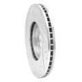 DFC 07-17 Nissan Juke Front Right Drilled & Slotted Silver Brake Rotor