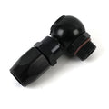 Fragola -8AN Straight Banjo Hose End - Black