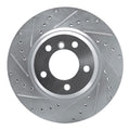 DFC 06-12 BMW X1 (USA/Canada) Front Left Drilled & Slotted Silver Brake Rotor