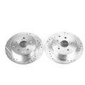 Power Stop 16-17 Toyota Mirai Rear Evolution Drilled & Slotted Rotors - Pair