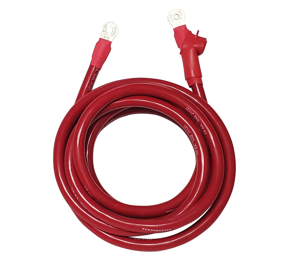 ALT CHARGE WIRE 0G 12 FT W/2 5/16 EYELETS