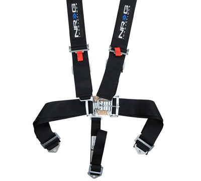 NRG SFI 16.1 5PT 3in Seat Belt Harness / Latch Link - Pink Camo