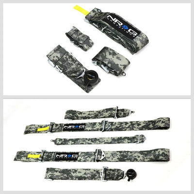 SFI 16.1 5pt 3 inch Seat Belt Harness Cam Lock - Digital Camo