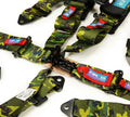 NRG SFI 16.1 5PT 3in Seat Belt Harness with Pads / Latch Link - Camo