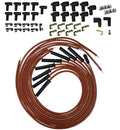 Moroso Universal HEI/Non-HEI Style Caps Ultra 40 8mm Multi-Angle Boot Spark Plug Wire Set - Red