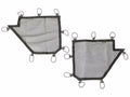 Rugged Ridge Tube Door Covers Front Pair Black 07-18 Jeep Wrangler JK/JKU