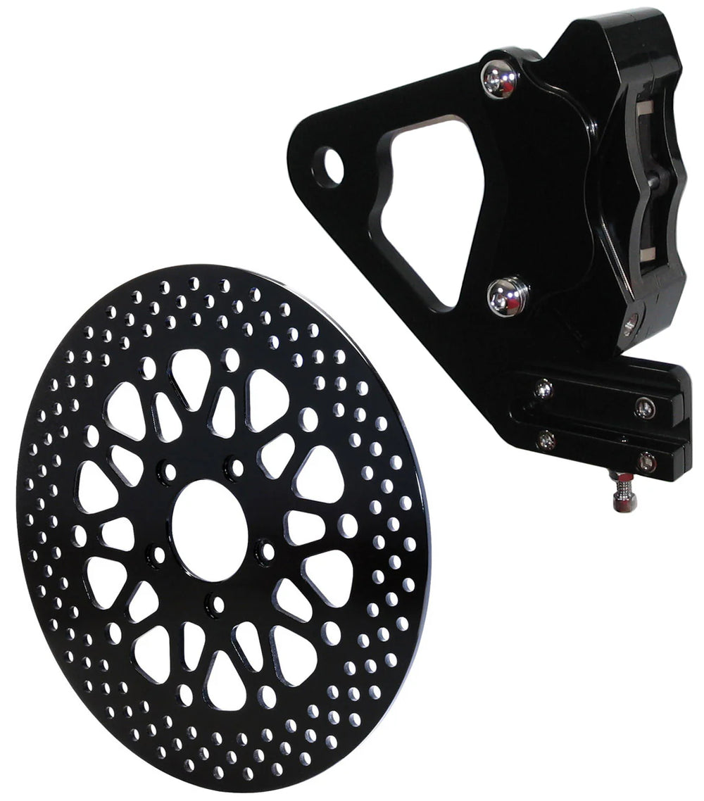 Wilwood Rotor-Rear-H-D Motorcycle 84-99 Black Finish 11.50 x .196 - 5 on 3.25in