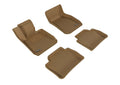 3D KAGU FLOOR MAT 2 ROW SET TAN
