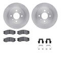 DFC 95-99 Dodge Neon Front Rotors with 5000 Advanced Brake Pads w/Hardware
