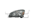CAPA 0506 NS ALTMA (W/O HID; NON SER) HEADLAMP ASSY LH