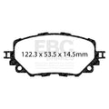 EBC 2017+ Toyota C-HR 2.0L Greenstuff Rear Brake Pads