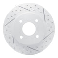 DFC 04-06 Nissan Sentra Rear Left Drilled & Slotted Geoperformance Rotor