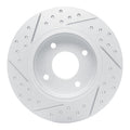 DFC 04-06 Nissan Sentra Rear Left Drilled & Slotted Geoperformance Rotor