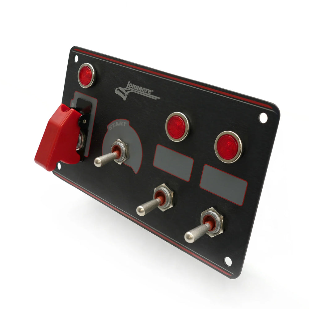 Ignition Panel Black w/2 Acc. and Pilot Light