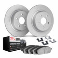 DFC 07-17 Chrysler 200 Rear Geospec Rotors with 5000 Advanced Brake Pads w/Hardware