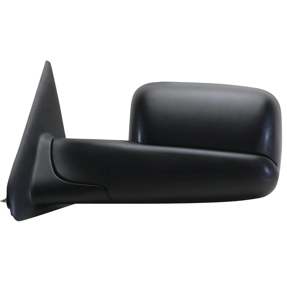 0209 RAM 1500/2500/3500 LH MANUAL FOLDAWAY OE MIRROR BLK TOWING PKG FLIP OUT HEAD W/BLIND SPOT
