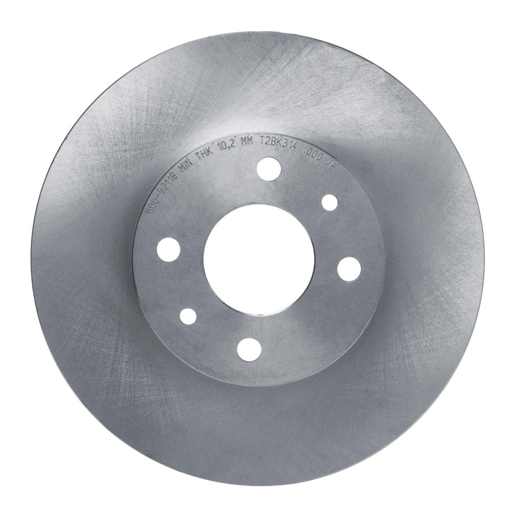 R1 13-24 Fiat UNO (Mexico) Front Right Drilled & Slotted Black Brake Rotor