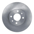 R1 13-24 Fiat UNO (Mexico) Front Right Drilled & Slotted Black Brake Rotor
