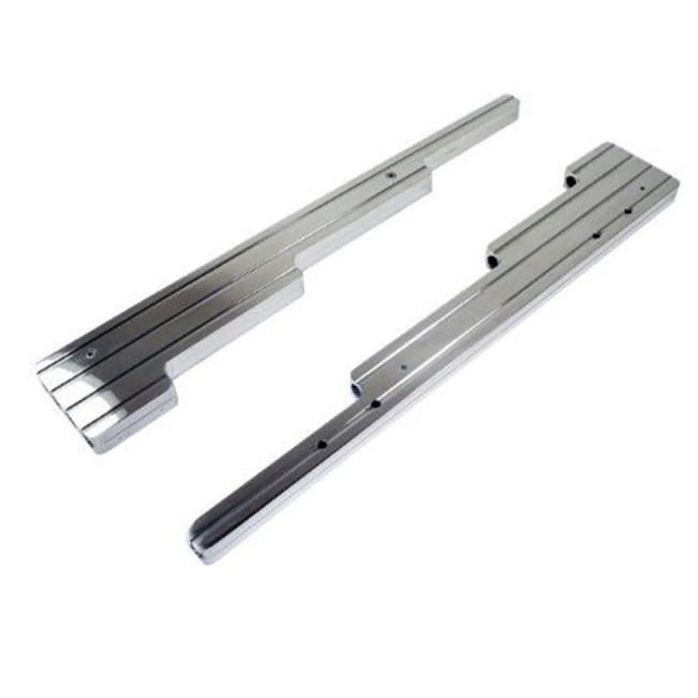 CHROME ALUMINUM 2 PIECE WIRE LOOM W