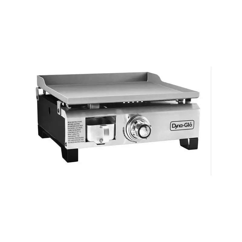 PORTABLE 18000 BTU LIQUID PROPANE GAS GRIDDLE STAINLESS STEEL