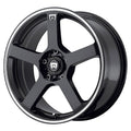 MR116 15X6.5 5X100/4.5 G-BLK MACH 40MM