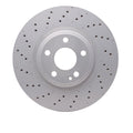 DFC 14-20 Infiniti QX30 Front Drilled Hi-Carbon Alloy Geomet Coated Rotor