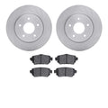 R1 Concepts E- Line Series Brake Rotor with Ceramic Brake Pads Fits Nissan LEAF