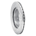 DFC 89-94 Suzuki Swift Front Right Drilled & Slotted Silver Brake Rotor