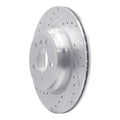 DFC 12-20 BMW 430i xDrive Gran Coupe Rear Left Drilled & Slotted Silver Brake Rotor