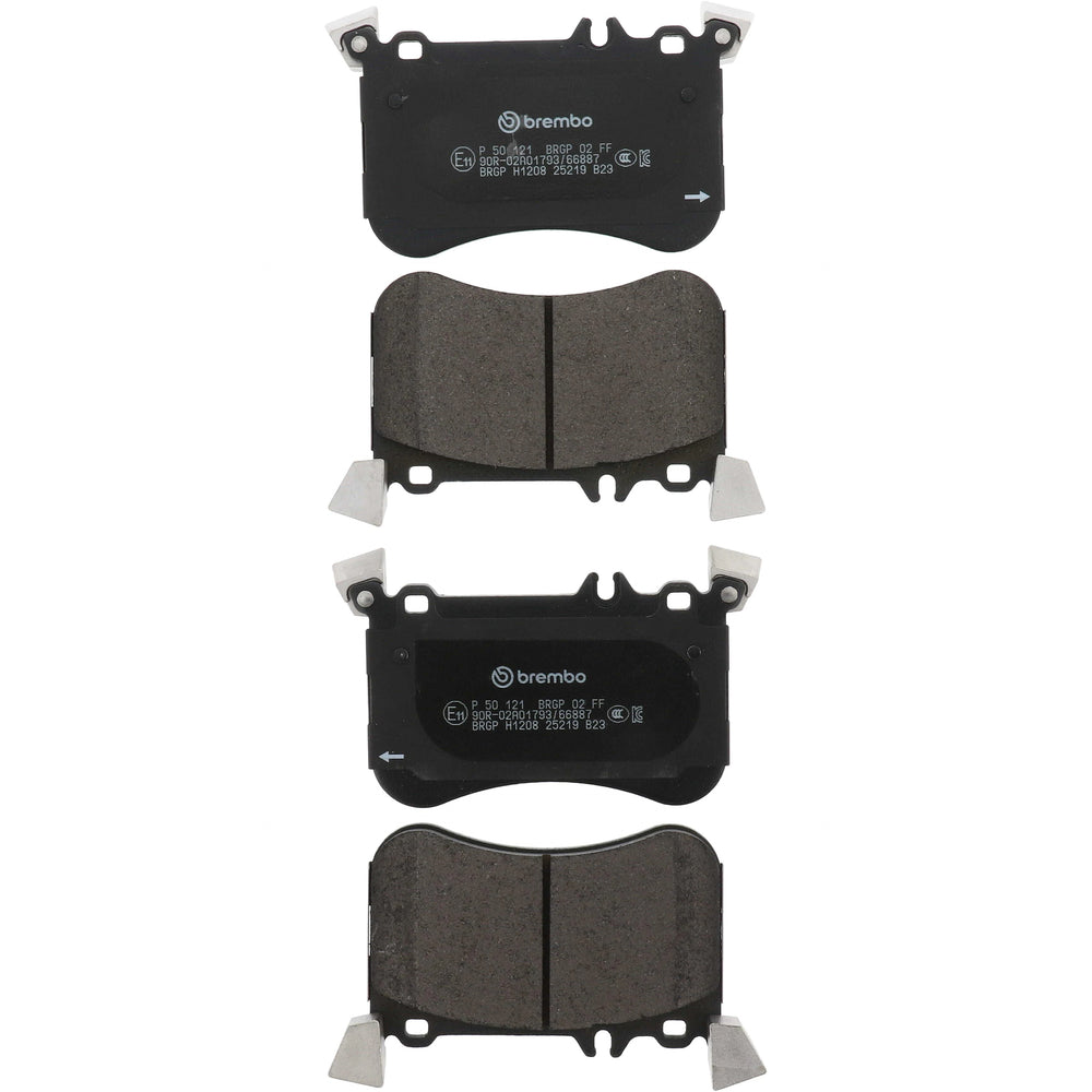 Brembo 14-19 Mercedes-Benz CLA45 AMG/15-19 GLA45 AMG Front Premium Low-Met OE Equivalent Pad